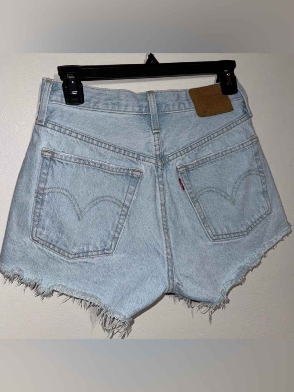 Levi's 501’s Light Wash High-Rise Denim Shorts